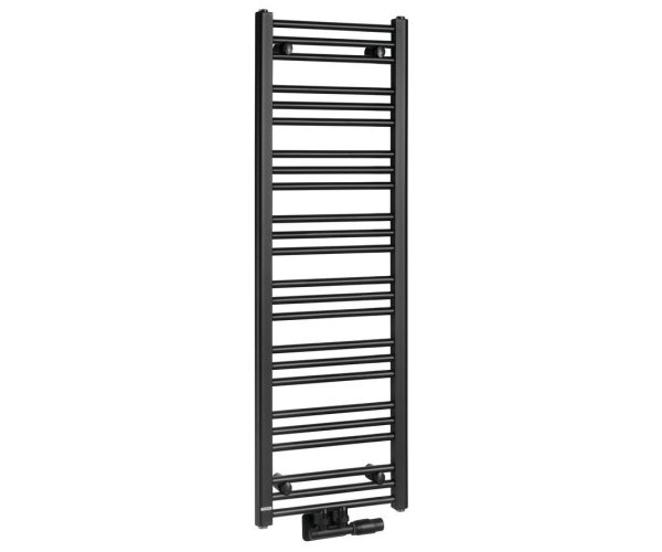 Bruckner Albrecht Otopné Těleso 400x1250 Mm, Středové Připojení, černá Mat