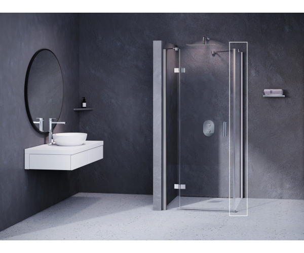 Pevná stěna SmartLine SMPS - SMPS 80 L, lesk+transparent
