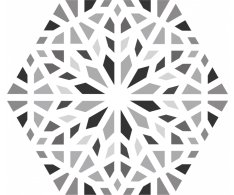 Codicer Kasbah Mix Grey 22x25 Hexagonal