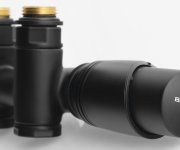 Bruckner Wicher Combi Připojovací Sada Termostatická Pro Středové Připojení 50mm, černá Mat