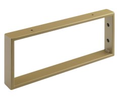 Sapho Podpěrná Konzole 350x150x40mm, Lakovaná Ocel, Zlato Mat, 1 Ks