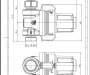 CALEFFI Xs - Magnetický Filtr Pod Kotel, Přímý 3/4" CLF545910