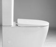 Sapho Turku Wc Kombi, Vortex Rimless, Spodní/zadní Odpad, Bílá