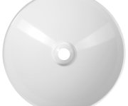 Sapho Verto Umyvadlo Zápustné, Litý Mramor, Průměr 40,5cm, Bílá