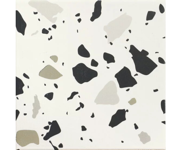 Dlažba jako terrazzo Equipe Ape Trendy Black 20x20 (skladem)