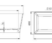 Gelco Kvadrie Volně Stojící Vana 1590x650x550mm, Litý Mramor, Bílá Lesk