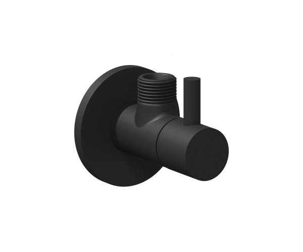 Rohový ventil - 930.20BLM Rohový ventil 1/2"x3/8" K, černá matná