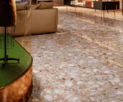 Dlažba jako terrazzo Sant Agostino Venistone Gold 120x120 Kry