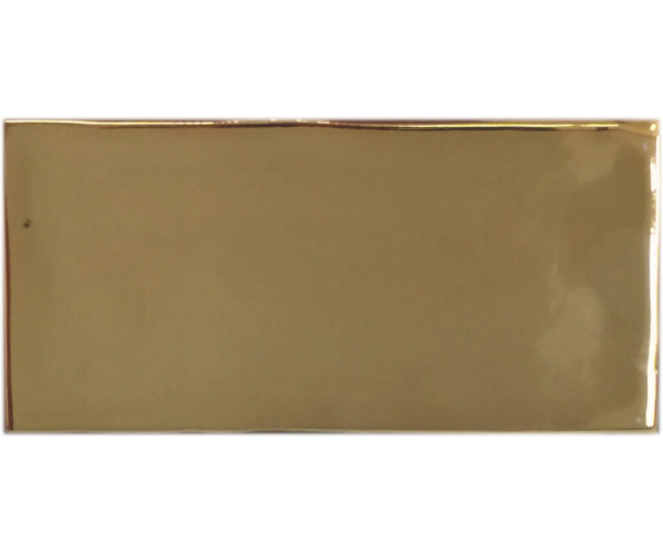 Obklad El Barco Alfaro Gold Brillo 7,5x15 Luc. - zlatá