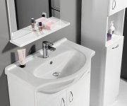Aqualine Simplex Economy 65 Umyvadlová Skříňka Včetně Umyvadla 63x83,5x30,7cm