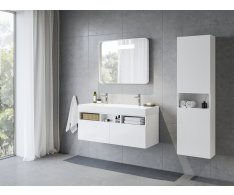 Boční sloup Natural - SB Natural II 45 vysoká skříňka bílá