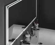 Sapho Gemini Zrcadlo S Led Osvětlením 110x65cm