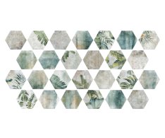 Colorker Amazonia ZYX Tropic Decoro Emerald 32x36,8 Hex MIX