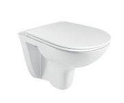 Mereo Wc Set - Rimless Wc Oblé, Modul Pro Sádrokarton, Bílé Oválné Tlačítko