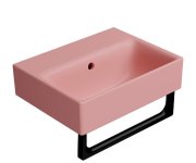 Gsi Nubes Keramické Umyvadlo 40x32cm, Bez Otvoru, Blush Mat