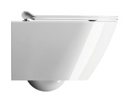 Gsi Kube X Závěsná Wc Mísa, Geniusflush, 36x50cm, Bílá Extraglaze