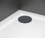 Polysan Vaničkový Sifon, Průměr 90mm, Dn40, Nízký, Krytka Gun Metal