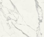 Dlažba jako mramor Marca Corona Scultorea Statuario Vena Argento 120x120 Luc. Rett. - bílá