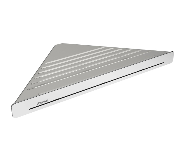 Polička Slim C - Polička Slim C, satin/chrom