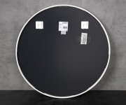Sapho Notion Slim Kulaté Zrcadlo V Rámu ø 60cm, Bílá Mat