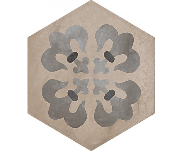 Retro dlažba Marca Corona Terra Giglio vers. F 25x21,6 cm