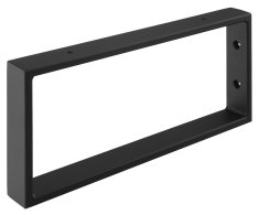 Sapho Podpěrná Konzole 350x150x40mm, Lakovaná Ocel, černá Mat, 1 Ks