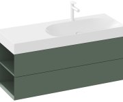 Umyvadlo Lite 120/80 L/P, s otvorem pro baterii, bez přepadu - Umyvadlo Lite 120/80 L, s otvorem pro baterii, bez přepadu XJXL1212000