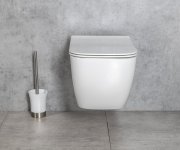 Isvea Vea Závěsná Wc Mísa Rimless, 34,5x52cm, Bílá