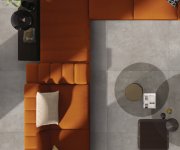 Dlažba jako beton Flaviker Hyper Silver 120x120 Nat. Rett. - šedá