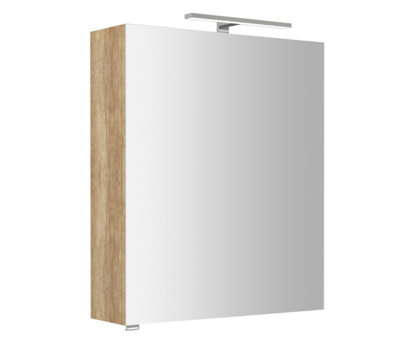 Sapho Riwa Galerka S Led Osvětlením, 60x70x17cm, Dub Alabama