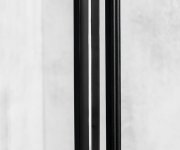Polysan Altis Black Posuvné Dveře 1370-1410mm, Výška 2000mm, čiré Sklo