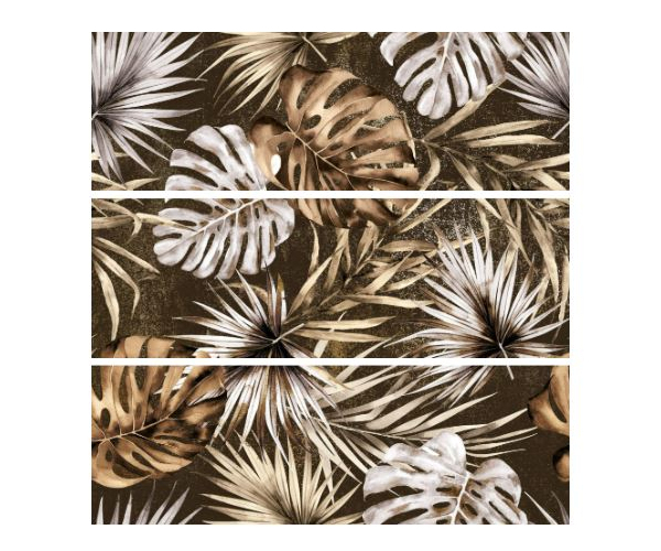 Luxusní dekor Brennero Bloomy Tropical 25x75