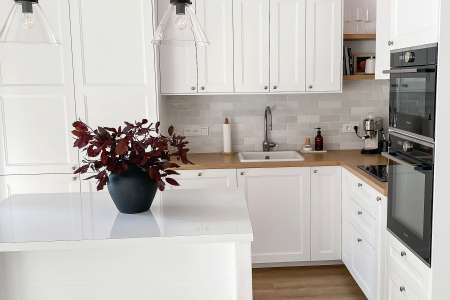 Retro obklad do kuchyně Equipe Artisan White 6,5x20