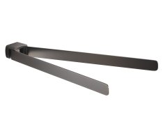 Gedy Pirenei Dvojitý Držák Ručníků Otočný 350mm, Gun Metal