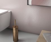 Gedy Flip Wc štětka Na Postavení, Měď Mat