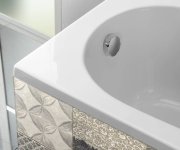 Aqualine Jizera Vana 140x70x39cm, Bílá