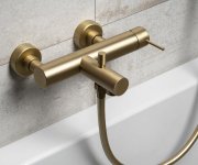 Sapho Ultramix Nástěnná Vanová Baterie, Zlato Mat