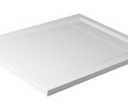 Polysan Varesa Sprchová Vanička Z Litého Mramoru Se Záklopem, Obdélník 100x80cm, Bílá