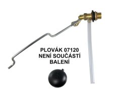 Plovákový Napouštěcí Ventil Esseti - Mosaz, Boční *215c - 1/2", Nastavitelné Tvaro