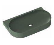 Umyvadlo Yard 80 bez otvoru - Umyvadlo Yard 80, bez otvoru pro baterii, bez přepadu, Grey Green XJX08080000