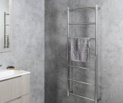 Sapho Shick Nástěnný Sušák Ručníků 500x1344 Mm, Kulatý, Chrom