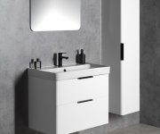 Aqualine Deneb Umyvadlová Skříňka 77,3x55x42,4cm, Bílá Mat