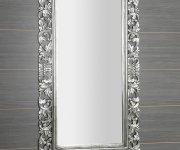 Sapho Scule Zrcadlo Ve Vyřezávaném Rámu 80x150cm, Stříbrná