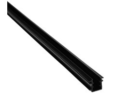 Polysan Easy Black U Těsnění Spodní Na Pevné Sklo 6mm, 1000mm