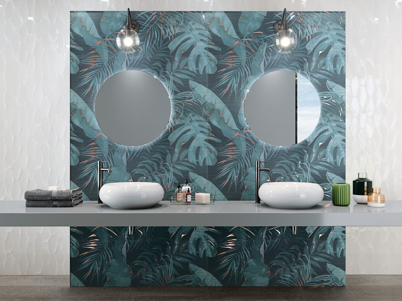 Realizace Luxusní obklad APE SILK DECOR LOST PARADISE 40x120