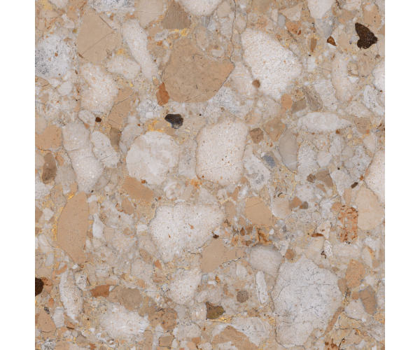 Dlažba jako terrazzo Sant Agostino Venistone Gold 60x60 Kry - oranžová