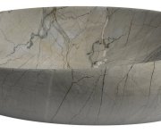 Sapho Dalma Keramické Umyvadlo Na Desku, 68x44cm, Grigio