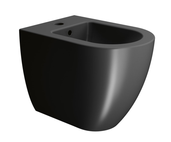 Gsi Pura Big Bidet Stojící 36x55cm, černá Mat