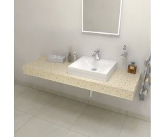 Sapho Tailor Rockstone Deska 130x50 Cm, Provedení Límce C