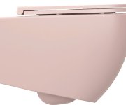 Isvea Infinity Závěsná Wc Mísa, Rimless, 36,5x53cm, Růžová Salmon